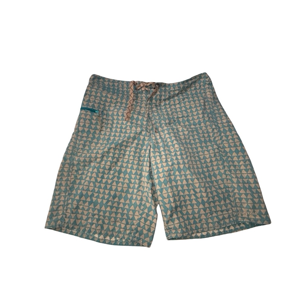 Patagonia Men's Board Shorts in Triangle Print